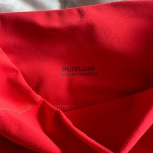 Fabletics coral leggings